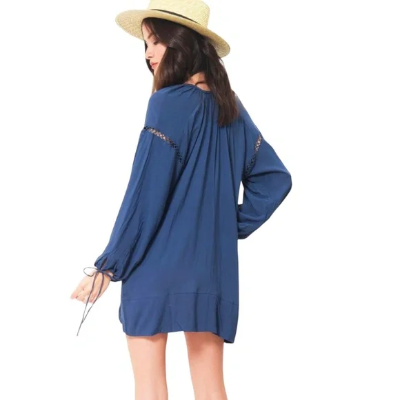 Faithful The Brand Sunset Tunic in Blue - Picture 6 of 14
